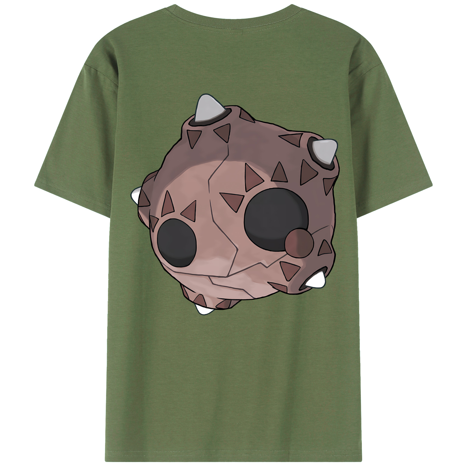 （画像用） ポケットモンスター Pokémon 綿100％ メンズ半袖Tシャツ（バックプリント） 通気性